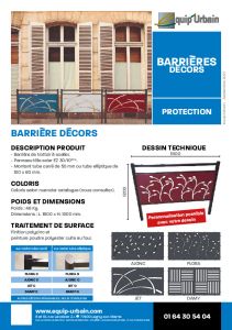 barriere decor 1m60 jetc