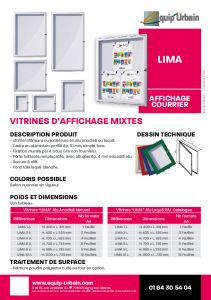 vitrine alu laque 6a4 h700 l735 lima6l