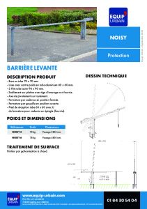 barriere levante galva 5m noisy5
