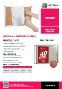 vitrine interieure phoenix 2f