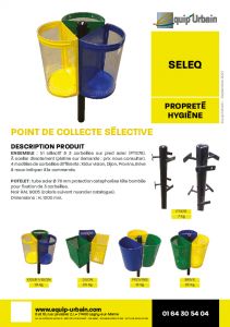 corbeilles kidur vision de tri selectif