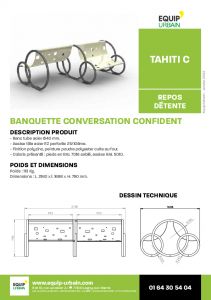 banc 1 place double tahitic