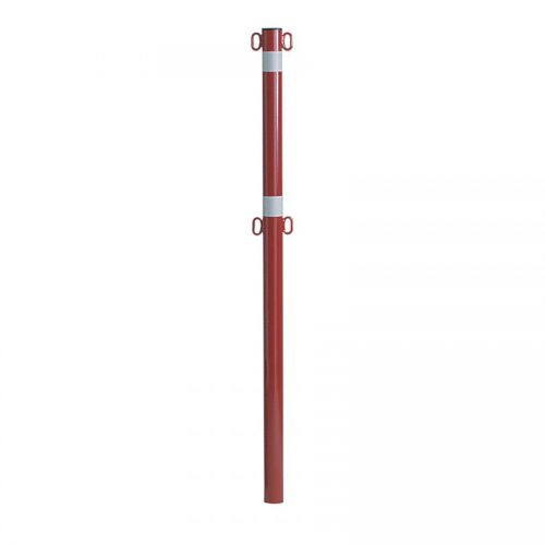 POTELET A ANNEAUX LAQUE ROUGE