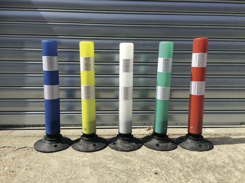 BALISE ARTICULEE H75 VERTE + BASE