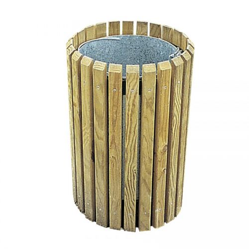 CORBEILLE RONDE BOIS CLASSE 4 - 50L
