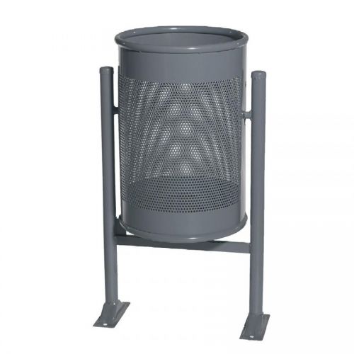CORBEILLE CYLINDRIQUE SUR PIED