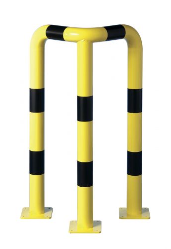 ARCEAU D ANGLE JAUNE/NOIR 500X500XH1200
