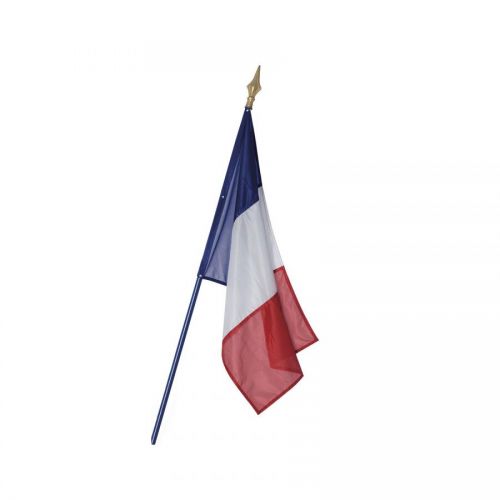 DRAPEAU SUR HAMPE 75X112 FRANCAIS