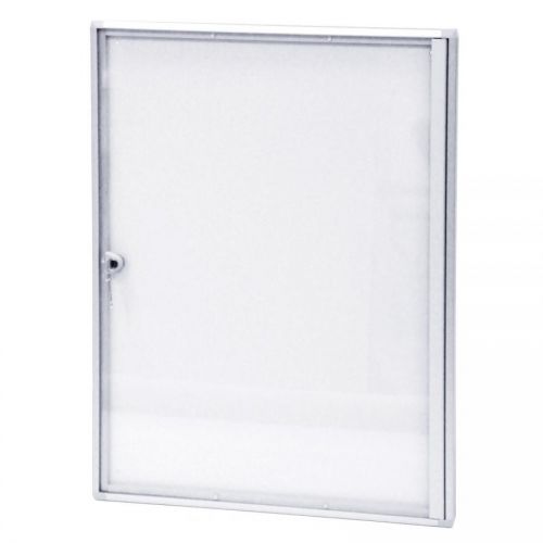 VITRINE EXTRA PLATE FOND TOLE BLANC