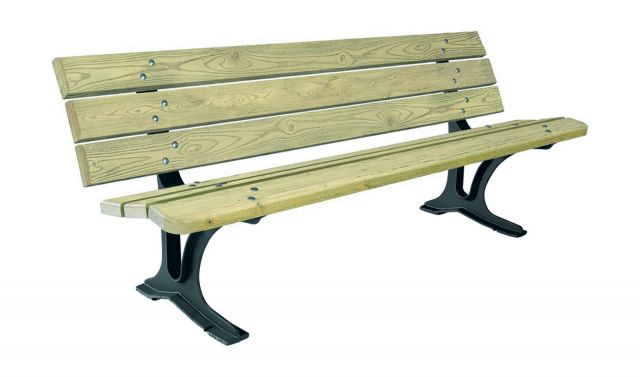 BANC BOIS ET FONTE