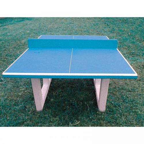 TABLE DE PING PONG EN BETON BLEUE