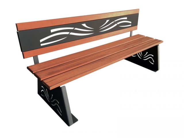 BANC BOIS EXO & METAL L1M80