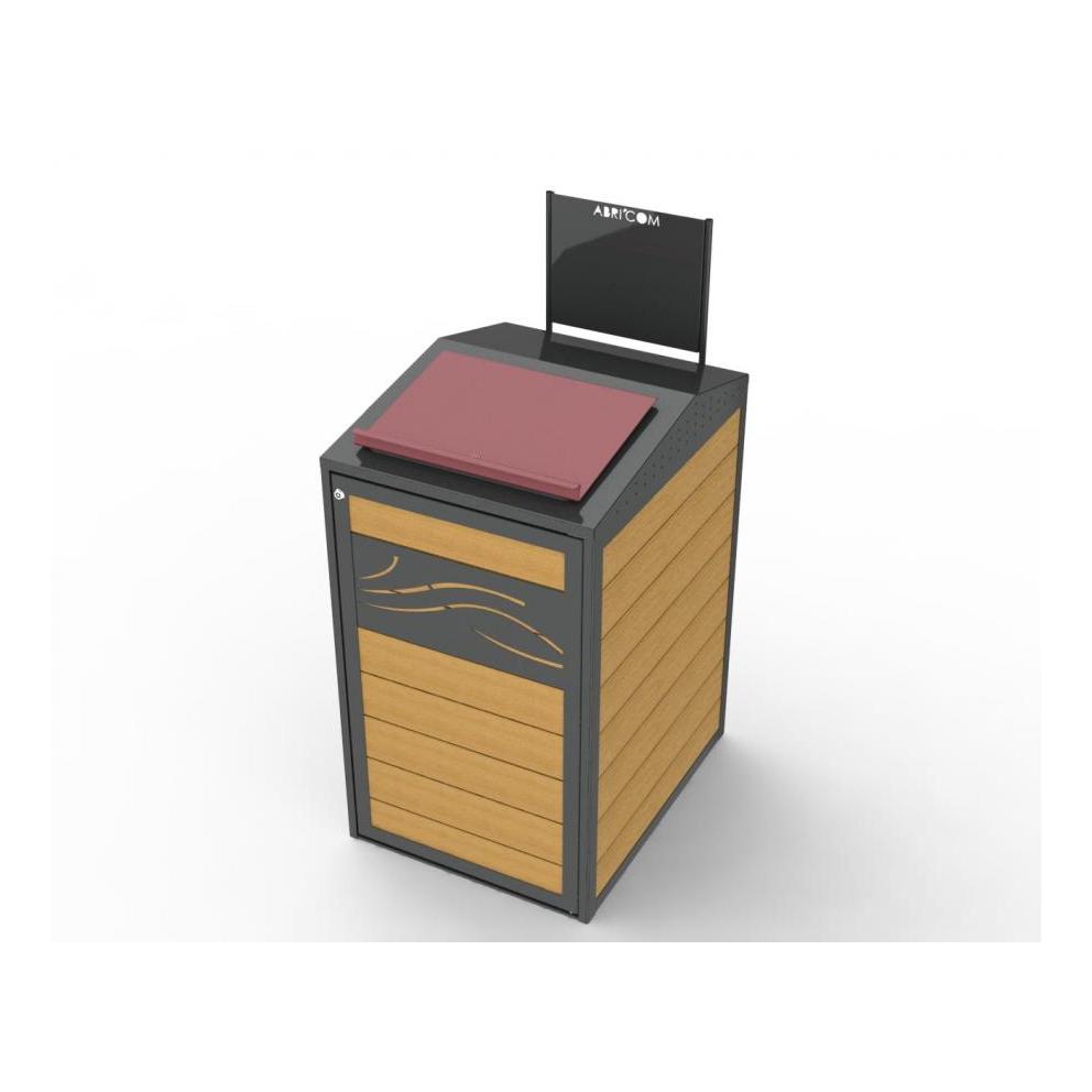 ABRI CONTENEUR - SIMPLE EN BOIS