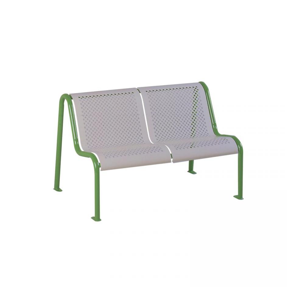 BANC TOLE PERFOREE 1M30 2 PLACES
