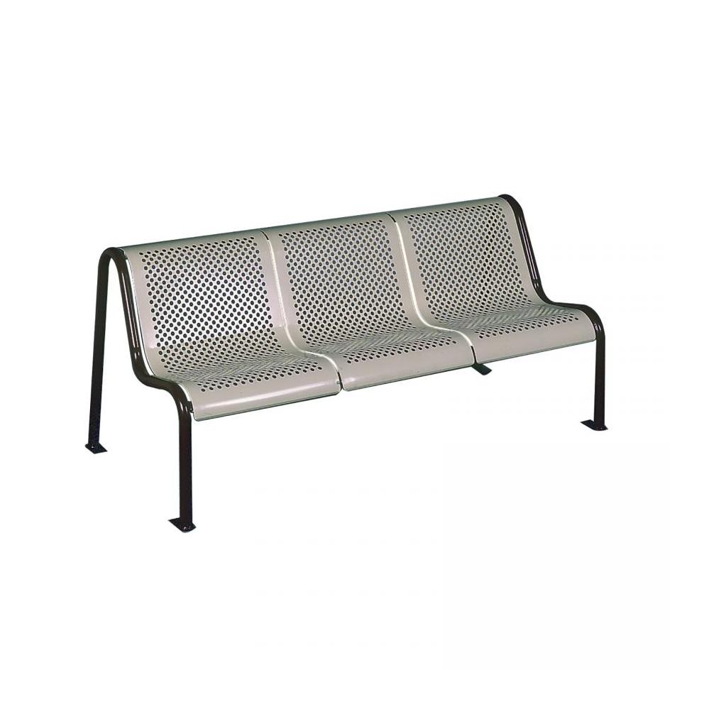 BANC TOLE PERFOREE 1M80 3 PLACES