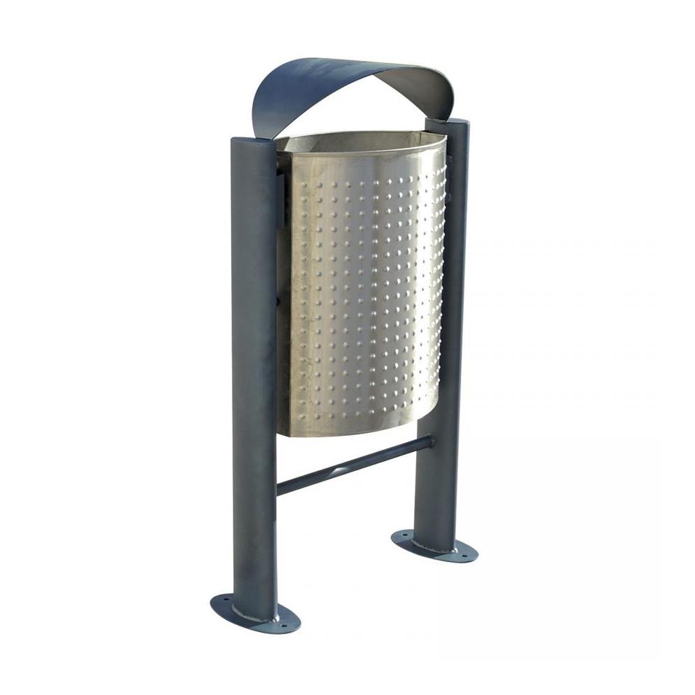 CORBEILLE BAC BASCULANT INOX PICOT