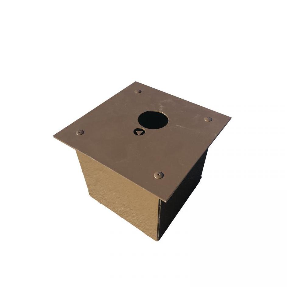BOITE A SCELLER ACIER POUR POTELET