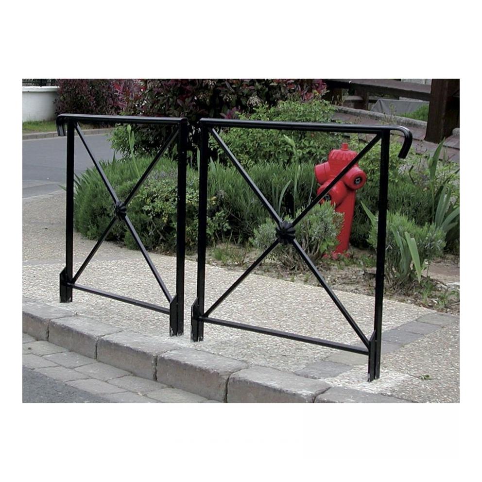 BARRIERE ACIER A ROSACE 1M60