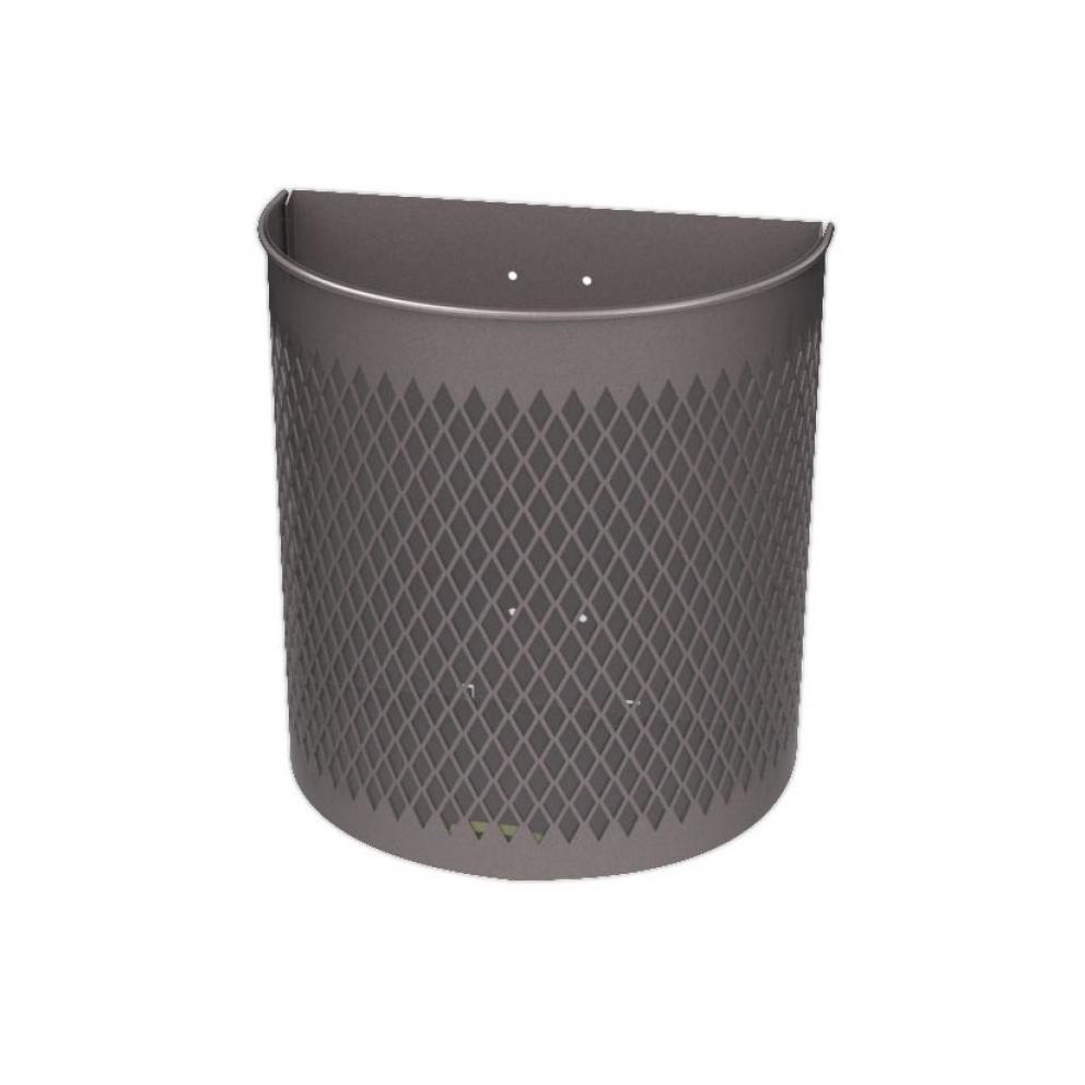 CORBEILLE 1/2 RONDE TOLE PERFOREE