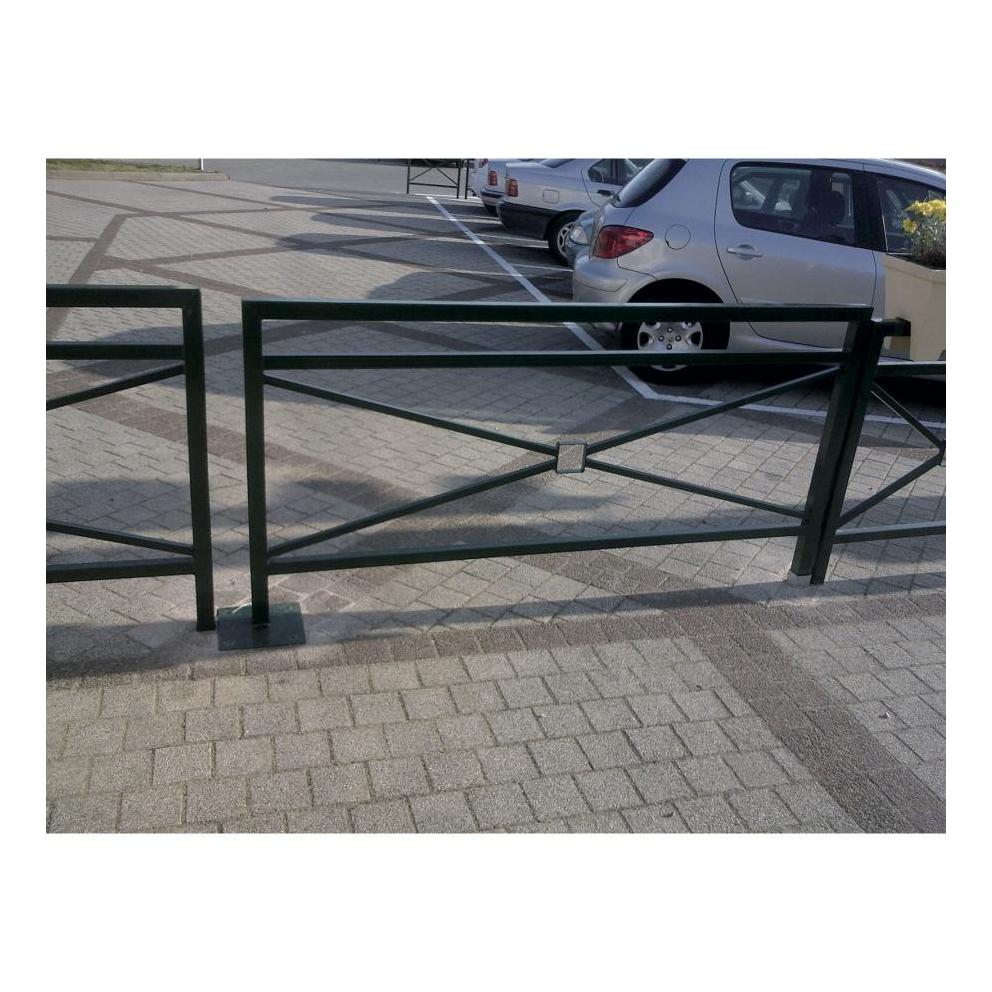 BARRIERE TUBE CARRE LAQUE 1M