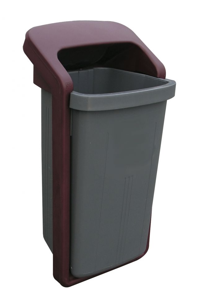 CORBEILLE POLYETHYLENE 50L + CLE