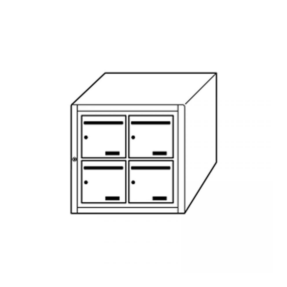 BOITE ELITE INTERIEUR 4 CASES HORIZONTAL