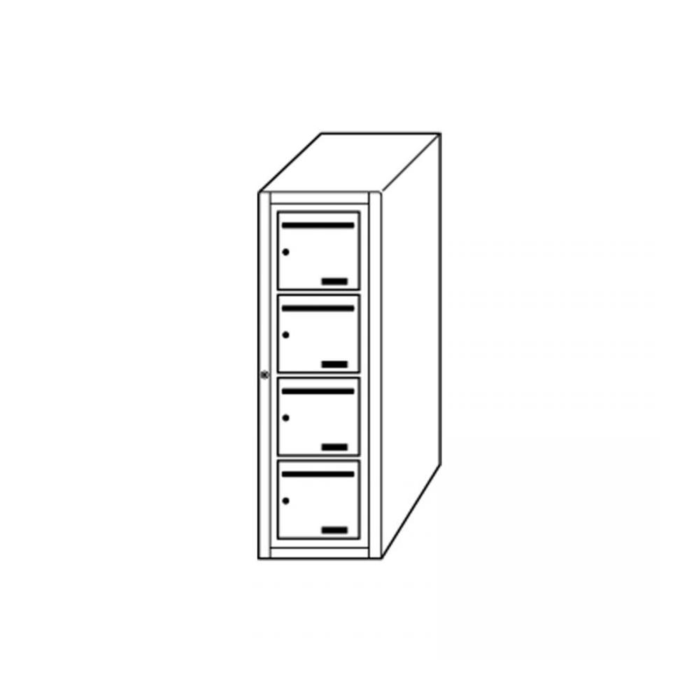 BOITE ELITE INTERIEUR 4 CASES VERTICAL