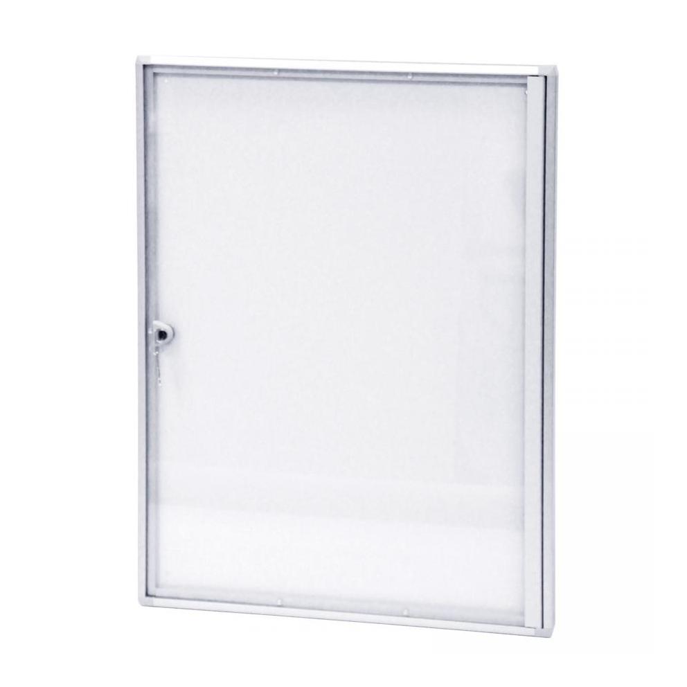 VITRINE EXTRA PLATE FOND TOLE BLANC
