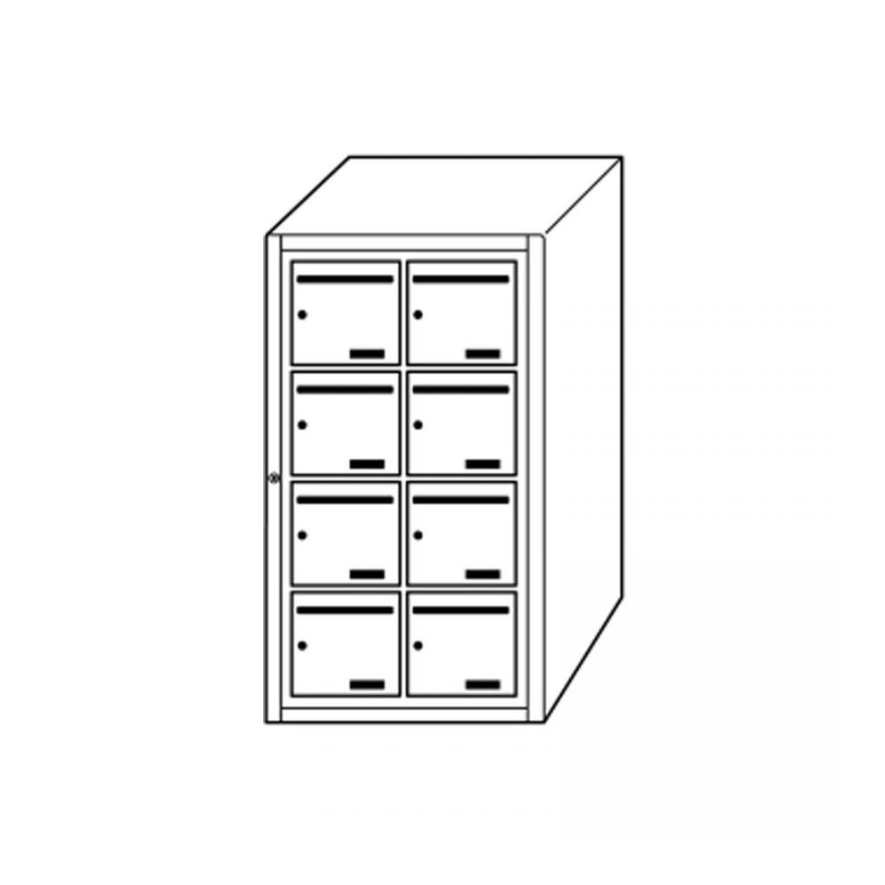 BOITE A LETTRES INTERIEUR 8 CASES