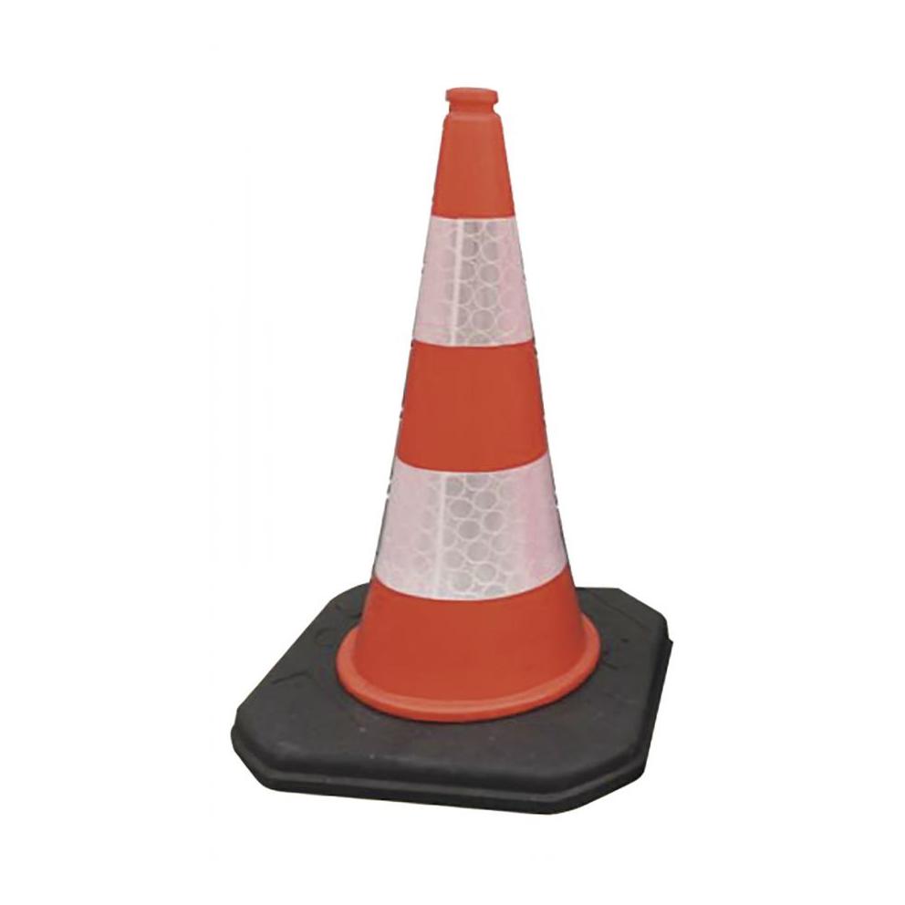 CONE DE CHANTIER FOOT19 -  HT 0M75
