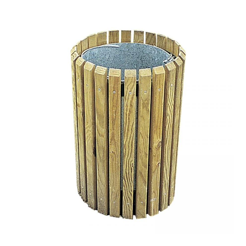 CORBEILLE RONDE BOIS CLASSE 4 - 50L