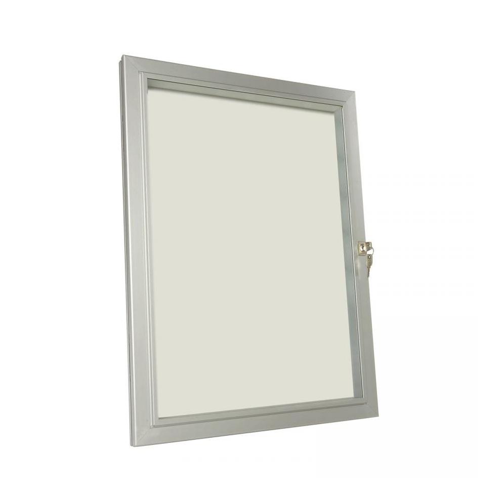 VITRINE EXTERIEURE  FOND TOLE BLANC