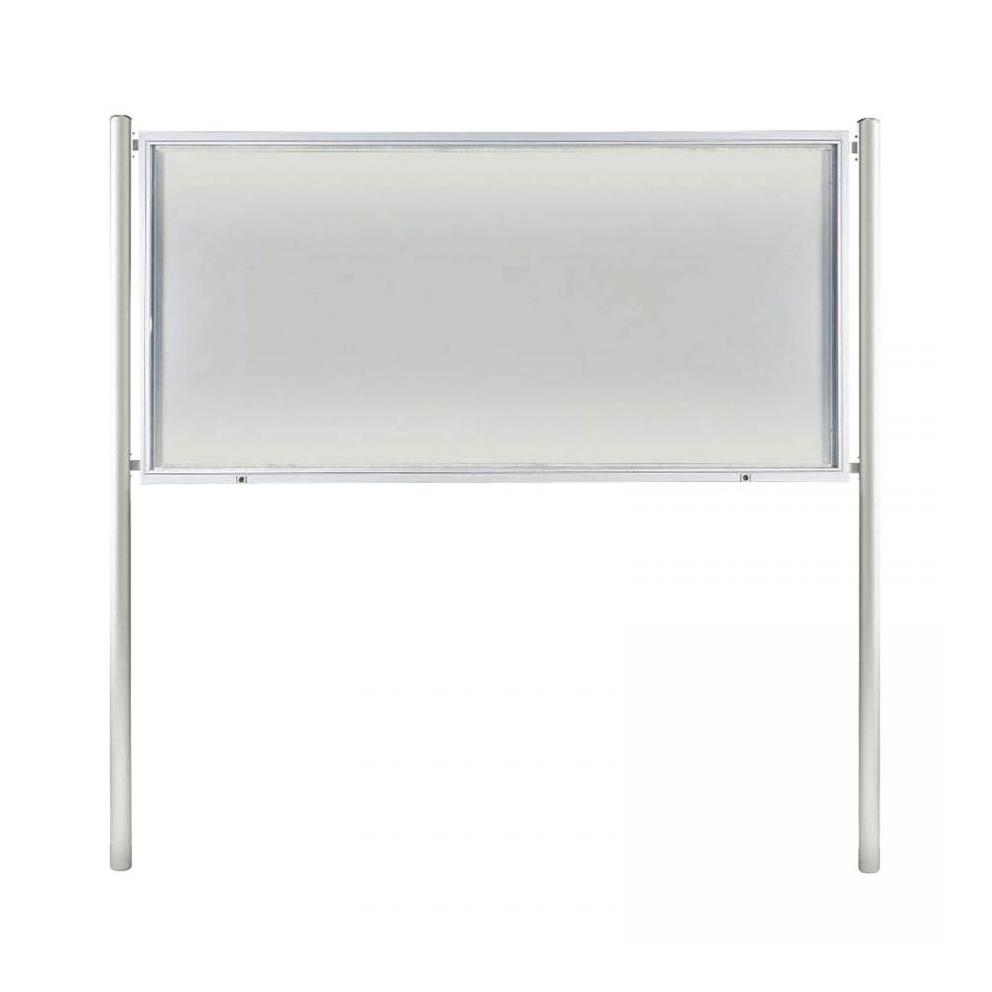 VITRINE EXTERIEURE SUR PIED A SCELLER