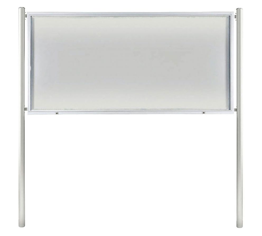 VITRINE EXTERIEURE SUR PIED A SCELLER