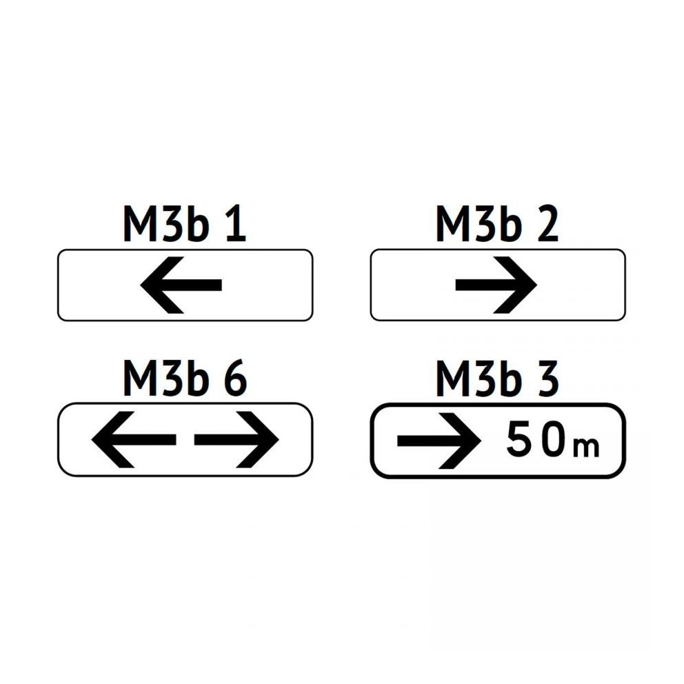 PANONCEAU M3B DE 350X150MM ALU - CL1