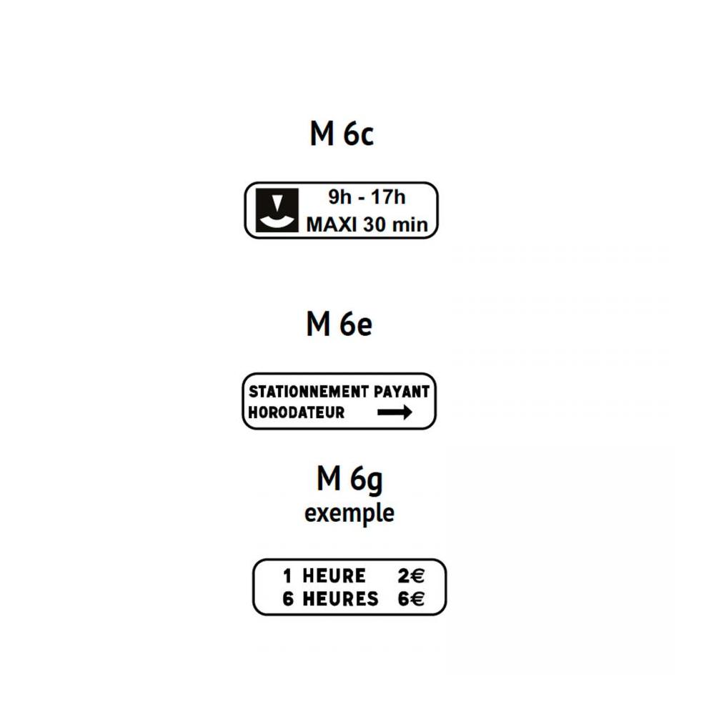 PANONCEAU M6 - 350X150 MM - CL2