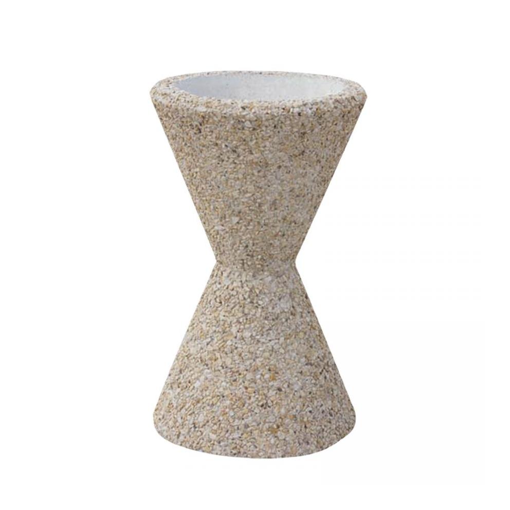 CENDRIER SABLIER BETON MOLENE