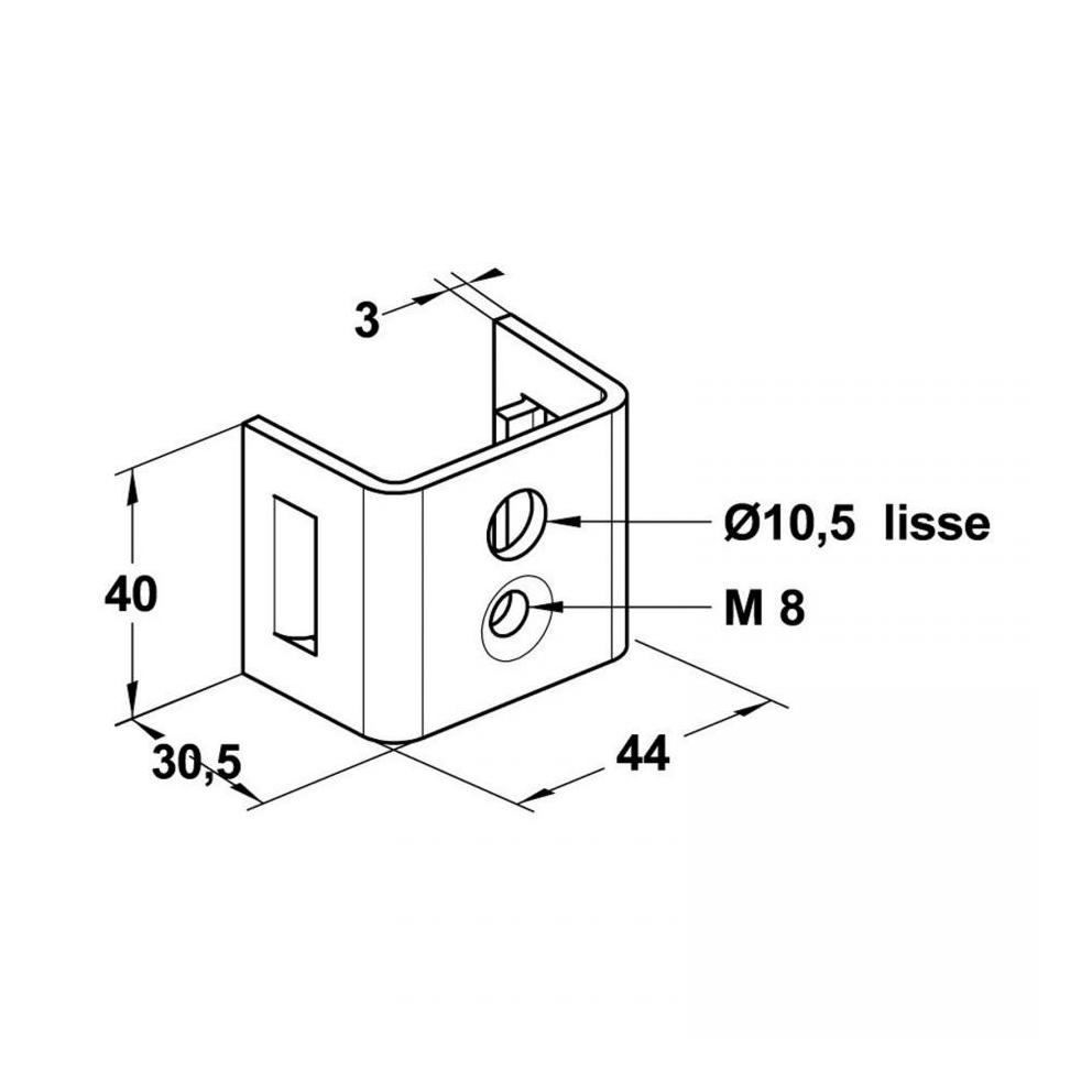 LOT DE 100 PATTES POUR TUBE LARGE