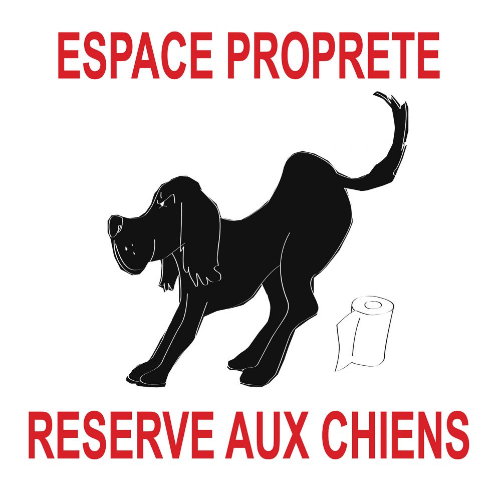 PANNEAU ESPACE PROPRETE