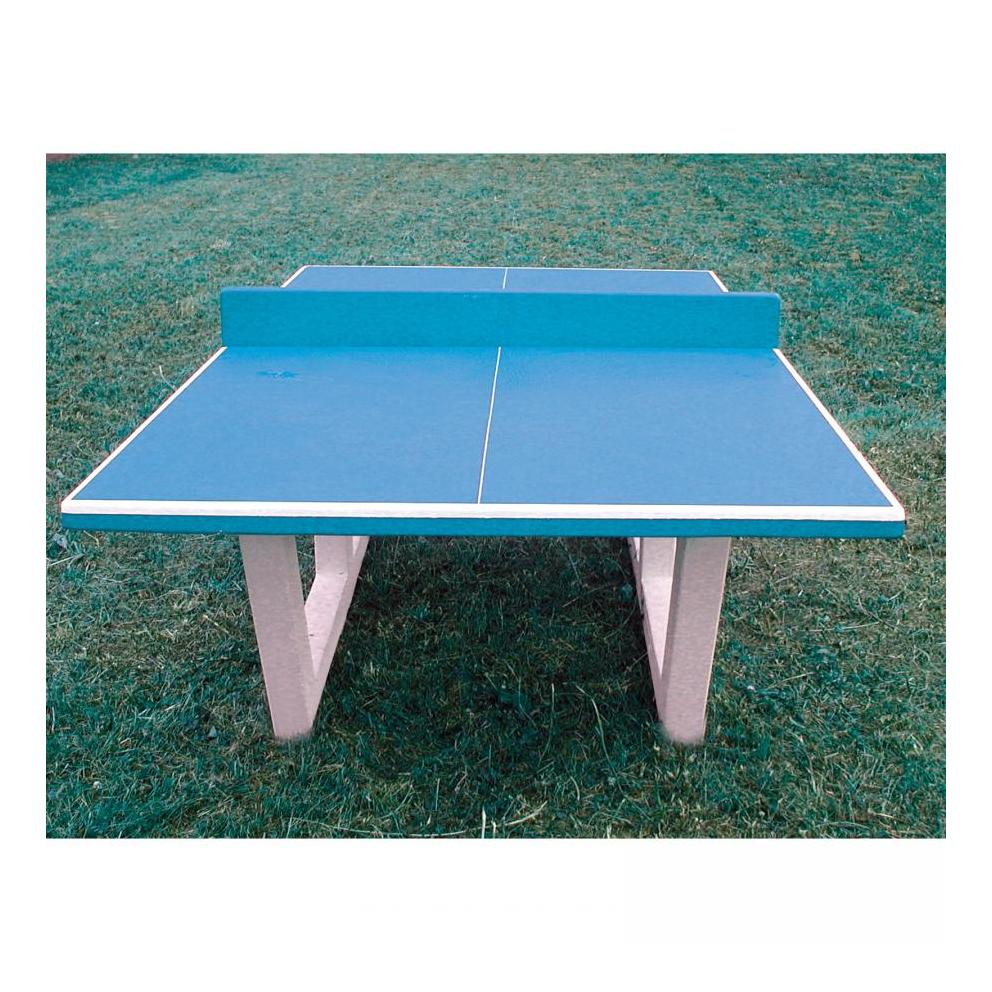 TABLE DE PING PONG EN BETON BLEUE