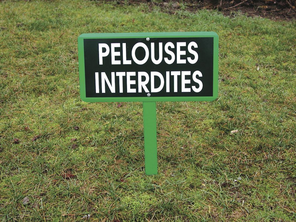 PELOUSES INTERDITES