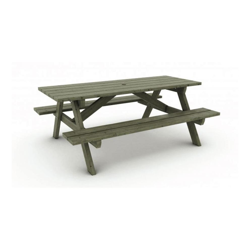 TABLE BANC ECO PIN TRAITE SCELLER