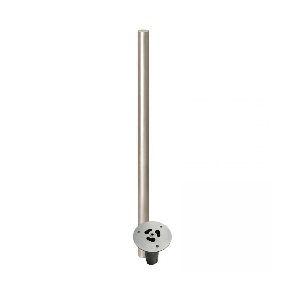 POTELET INOX  BROSSE AMOVIBLE