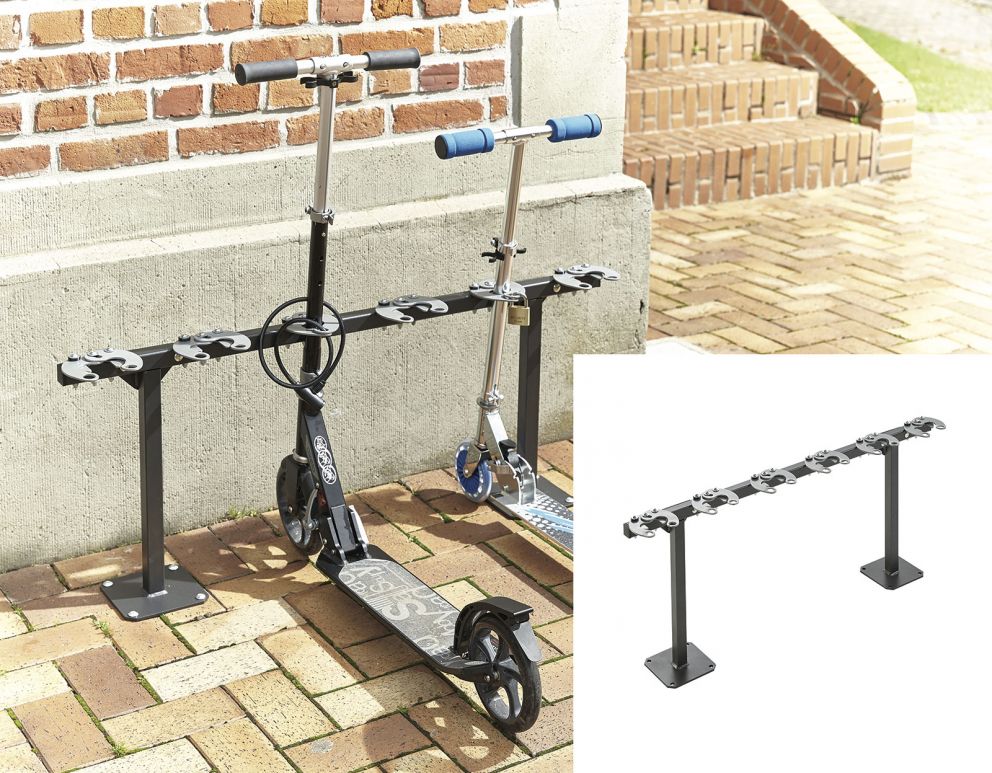 RANGE TROTTINETTES 6 PLACES SUR PLATINE