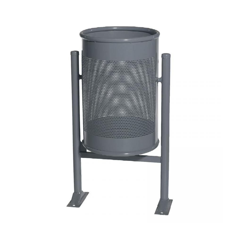 CORBEILLE CYLINDRIQUE SUR PIED